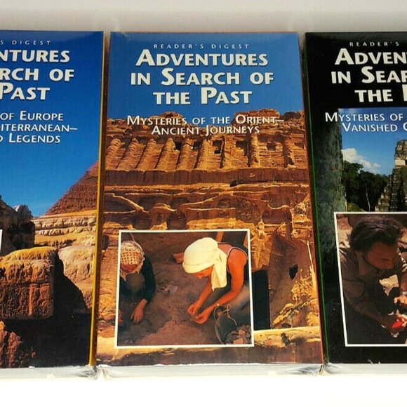 Reader's Digest History ADVENTURES IN SEARCH OF THE PAST Box Set VHS Lot 3 New - Picture 2 of 3